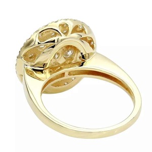 Pendientes de tuerca de moissanita roja clásica Unisex, probador de diamantes de corte redondo de Plata de Ley 925, joyería cultivada en laboratorio aprobada, reventa OEM - Product Image 2