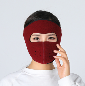 Balaclava หมวกขี่จักรยานสำหรับฤดูหนาว, หน้ากากสกีให้ความอบอุ่นสำหรับบุรุษผ้าพันคอขนแกะขั้วโลกพร้อมแว่นตากันลมสำหรับขี่รถจักรยานยนต์กลางแจ้ง - Product Image 3