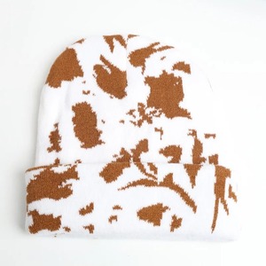 Sublimación Beanie Fabricante Sombrero de punto de moda para mujer All Over Print Beanie Con logo jacquard - Product Image 6