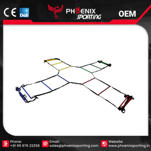 Escalera de agilidad para pista y entrenamiento deportivo de campo, 4 metros, entrenamiento deportivo para fútbol y cualquier deporte - Product Image 6