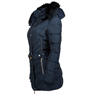 เสื้อโค้ทผ้ายืดหยุ่นมีสไตล์สำหรับผู้หญิงแจ็คเก็ตเสื้อคลุมขนสัตว์แบบพิเศษมีซิปสำหรับฤดูหนาว - Product Image 4