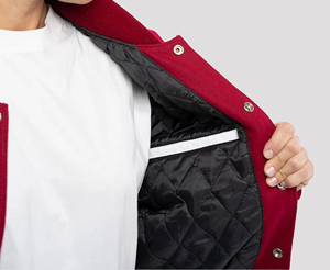 Authentique rétro vintage pour Chicago pour Bulls veste pour hommes veste universitaire en toile avec esprit d'équipe brodé mode d'hiver - Product Image 2