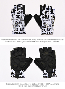 Gant de moto en cuir respirant Gants de moto de course de vélo avec écran tactile pour hommes - Product Image 4