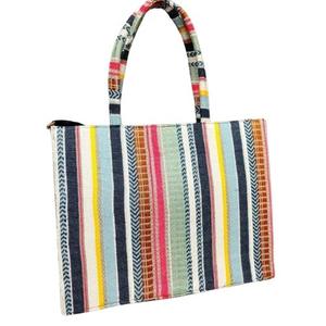 Bolso de mano de hombro de noche de tela Jacquard para mujer, bolso de compras de mensajero de estilo bohemio, colección étnica india, venta al por mayor - Product Image 2