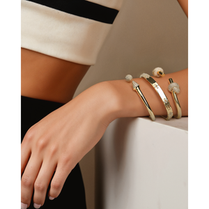 กำไลข้อมือประดับมุกเพทายเพชรสำหรับคนรัก มอบเป็นของขวัญวันครบรอบ - Product Image 6