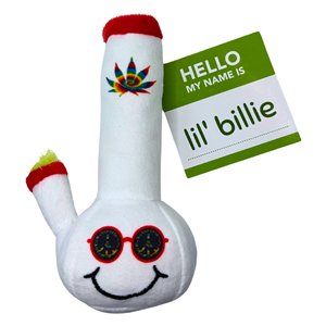 PAW:20 Lil Billie the Bong Jouet amusant en peluche à thème cannabis avec herbe à chat, 5 pouces - Product Image 5