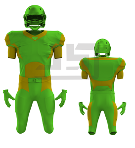 Maillot de football américain léger en mélange polyester/coton, séchage rapide, respirant, personnalisable avec le nom de l'équipe, tailles adultes unisexes - Product Image 2