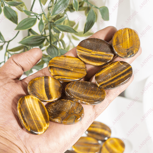 Piedras de Ojo de Tigre de Color Marrón de Alta Calidad para Decoración, Cristales al por Mayor, Piedras Curativas, Piedra de Pulgar, Cristal de Bolsillo - Product Image 3