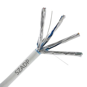 <span class=keywords><strong>Cable</strong></span> Ethernet LAN Cat7 <span class=keywords><strong>de</strong></span> Fábrica OEM SZADP, 305m 1000ft, <span class=keywords><strong>Par</strong></span> <span class=keywords><strong>Trenzado</strong></span> Blindado <span class=keywords><strong>S</strong></span>/<span class=keywords><strong>FTP</strong></span> LSZH para Redes - Product Image 4