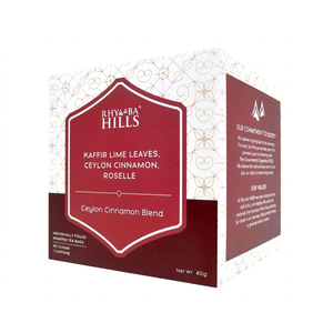 Té de Canela de Ceilán Rhymba Hills, 2g X 20 Sobres, Té Herbal Sin Azúcar, Sin Cafeína - Product Image 1