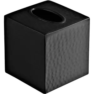 Metal doku kutusu son tasarım kare şekli Metal peçete kutusu/peçete tutucu banyo mutfak otel toptan