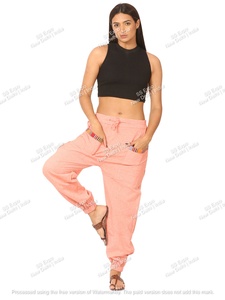 Taille libre femmes écologique Sports d'hiver survêtement Harem Leggings respirant toile Aladdin pantalon Baggy Logo décoration - Product Image 2