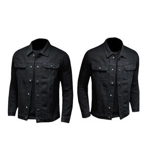 Men <b>Denim</b> <b>Jacket</b> 2025 Factory Wholesale Custom High Quality Men Retro Motorcycle <b>Denim</b> <b>Jacket</b> for Men - Product Image 5