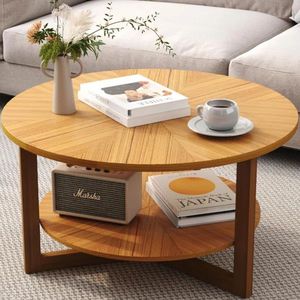 Table basse en bois avec base en bois robuste, idéale pour la décoration intérieure, l'aménagement, l'affichage, l'utilité et les performances de meubles à long terme - Product Image 6