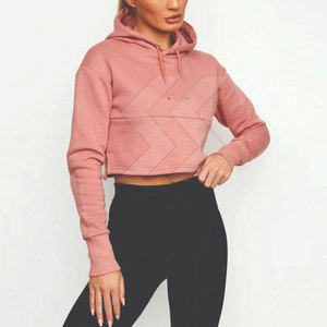 Top corto de lana ligero y transpirable para mujer, sudaderas con capucha, ropa informal de calidad superior, sudaderas con capucha para mujer - Product Image 2