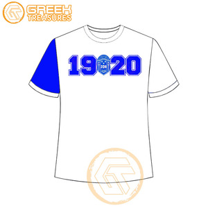 Venta al por mayor personalizada Zeta Phi Beta mujeres camiseta hermandad ropa algodón camisetas más finas mujeres fraternidad prendas - Product Image 6