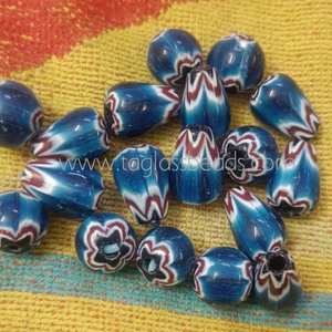 Lujo nuevo precioso hecho a mano Chevron cuentas Millefiori cristal cuentas de Alta Calidad fabricación de joyas al por mayor - Product Image 4