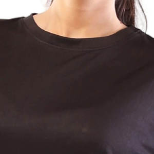 Camiseta de alta calidad personalizada al por mayor 100% algodón bajo MOQ Impresión de logotipo para mujer Material de poliéster de estilo Formal - Product Image 3