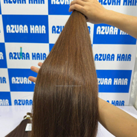 Prix de gros! Extensions de cheveux humains vierges Remy 100% vietnamiens en vrac pour tressage, ondulation profonde, double trame, couleur marron