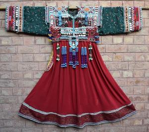 Venta al por mayor tradicional musulmán Vintage Kutchi vestido raro gitano y afgano Kuchi Afghani Koochi elegante Koochi vestido - Product Image 6