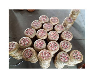 SAC ROND EN BAMBOU EN BAMBOU NATUREL POUR STYLE VINTAGE - Product Image 1