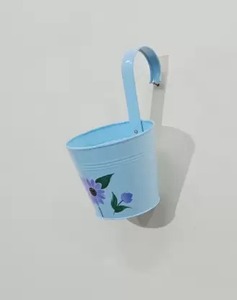 Suministros de Metal para decoración de jardín, macetas de hierro, macetas para colgar en la pared, Cubo de Metal, soporte para flores, decoración de jardín, regalo, planta de regalo - Product Image 5