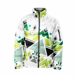 เสื้อแจ็กเก็ตระบายอากาศได้ดีสำหรับใส่ในฤดูหนาวเสื้อแจ็กเก็ตบล็อกสีซับลิเมชันสำหรับใส่ในฤดูหนาวออกแบบได้ตามต้องการ - Product Image 1