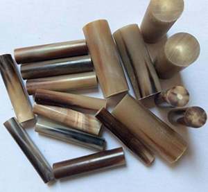 Rouleau de corne de buffle naturelle de haute qualité, écologique, fait à la main, style religieux, couleur polie pour sceau de timbre - Product Image 3