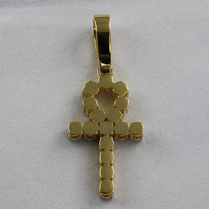 เครื่องประดับแฟชั่นขายส่งหรูหรา CROSS D VVS Moissanite เพชร925เงินสเตอริ้ฮิปฮอปของขวัญผู้ชายผู้หญิงจี้ไขว้ - Product Image 4