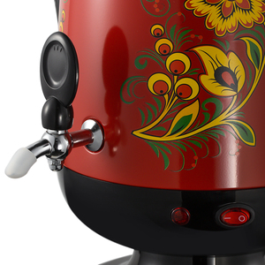 RAF 1800W Electric Samovar Hervidor De T&eacute; with Ceramic Body Copper <strong>Faucet</strong> and Elegant Floral Design for Brewing - Product Image 5