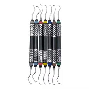 ชุดคูเปอร์ทันตกรรม7ชิ้นเครื่องมือผ่าตัดปริทันต์แบบแมนนวลทนทานใช้งานได้อย่างมืออาชีพ - Product Image 6