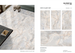 Porcelana esmaltada pulida de lujo, suelo de 600x1200mm, baldosas esmaltadas de mármol grande, suelos de piedra sinterizada, baldosas de losa - Product Image 5