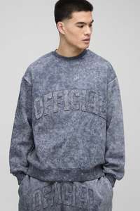 Sudadera con Capucha y Cierre de Cremallera para Hombre, Estilo Vintage, Lavado Ácido, Cuello Redondo, Ajuste Regular, 100% Algodón, Felpa, Hombros Caídos, Invierno - Product Image 4