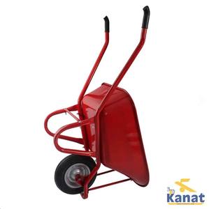 Kanat Plus Brouette KPD-163 avec pneu pneumatique SLT-741 350x7 100L Plateau métallique profond 150kg Capacité de construction agricole - Product Image 5