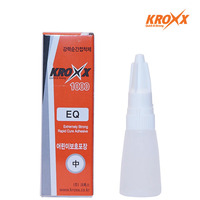 Colle liquide super forte KROXX EQ, cyanoacrylate transparent pour la construction, le papier, le bois, le cuir, l'emballage