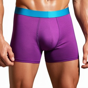 New <b>Men's</b> Spandex Underwear with Ball <b>Pouch</b> Custom Logo Cheap Clothing Brand Manufacturer's Logo - Product Image 2