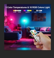 Ampoule LED E26 E2 à télécommande, couleur RGB changeante, charge magnétique USB, lampe d'urgence, ampoule à piles