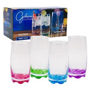 Juego de 8 Vasos Estilo Americano Karissa de 13 oz, 4 Surtidos para Bebidas - Product Image 1