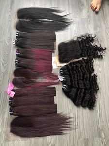 Perruques frontales Remy de 28 pouces les plus vendues de notre usine au Vietnam, texture bouclée/ondulée, extensions de cheveux humains bruts 100g au meilleur prix - Product Image 6