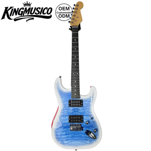 <span class=keywords><strong>Guitarra</strong></span> Eléctrica Azul con Diapasón de Ébano, Elección del Estudiante, Hecha en China - Product Image 1
