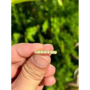Bague de fiançailles romantique en argent 925 avec opale, plaquée or rose et or, pierres précieuses naturelles, sertissage invisible, tendance - Product Image 3