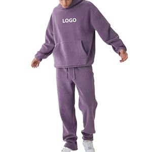 Survêtement pour homme de haute qualité en coton 100% imprimé à l'écran, mi-lourd, facile à porter, streetwear d'hiver 2025 - Product Image 3