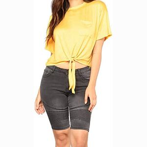 กางเกงขาสั้นผ้าซาตินคุณภาพดีสำหรับผู้หญิง ขายส่ง รับผลิตตามแบบ แบรนด์ส่วนตัว แฟชั่นสุดฮิต ผลิตจากโรงงาน บริการ ODM ระบายอากาศได้ดี - Product Image 1