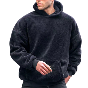 Premium personnalisé pour hommes Vêtements d'hiver décontractés Hoodies Pullover Heavyweight Oversized Fleece Hoodies - Product Image 6