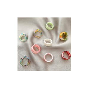 Creative Design Resin Ring Most Demanding Best Gift <b>for</b> <b>Couples</b> Best Quality Natural Craft Manufacture From India - Product Image 6