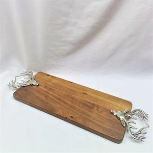 Tabla de cortar de madera y Metal de diseño fantástico, tabla de cortar con forma de tamaño personalizado de la más alta calidad para uso doméstico, llegada superior - Product Image 2