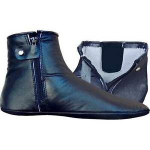 Calcetines de cuero con logotipo personalizado para hombre y mujer, calzado Unisex de cuero de vaca halal genuino musulmán para rezar - Product Image 4