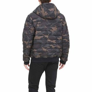 Chaquetas de plumón esponjosas de cuello alto de gran tamaño para hombre, chaqueta acolchada de bombardero de invierno personalizada para hombre, impermeable para esquí al aire libre con bolsillo con cremallera - Product Image 4