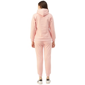 Diseño personalizado Logo Invierno Mujer Ropa Sudadera con capucha Joggers Conjunto Fleece Cremallera Sudadera Casual Deporte Pantalones de chándal Mujer Chándales - Product Image 4