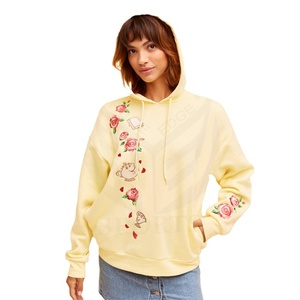 Sweatshirts d'hiver à capuche en molleton de coton 100% avec impression de logo personnalisé Sweatshirts à capuche pour hommes avec motif de broderie lourd personnalisés pour les femmes - Product Image 1